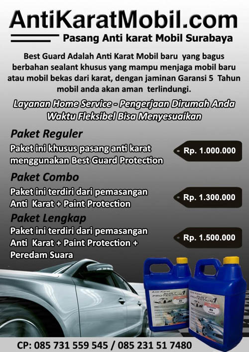 Anti karat mobil value guard – Anti Karat Mobil di Surabaya